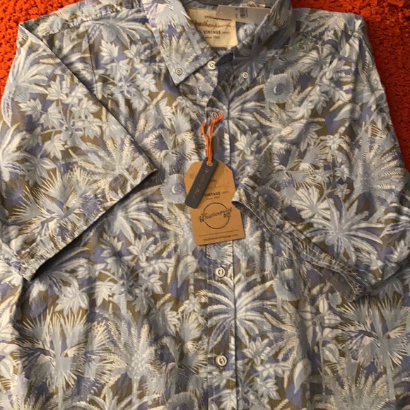 NWT- Weatherproof Vintage Tropical Men Shirt large - Picture 4 of 4